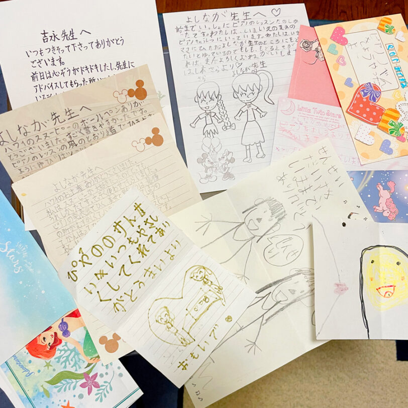 Yoshinagaピアノ教室（神戸市東灘区）の生徒さんと保護者様の声